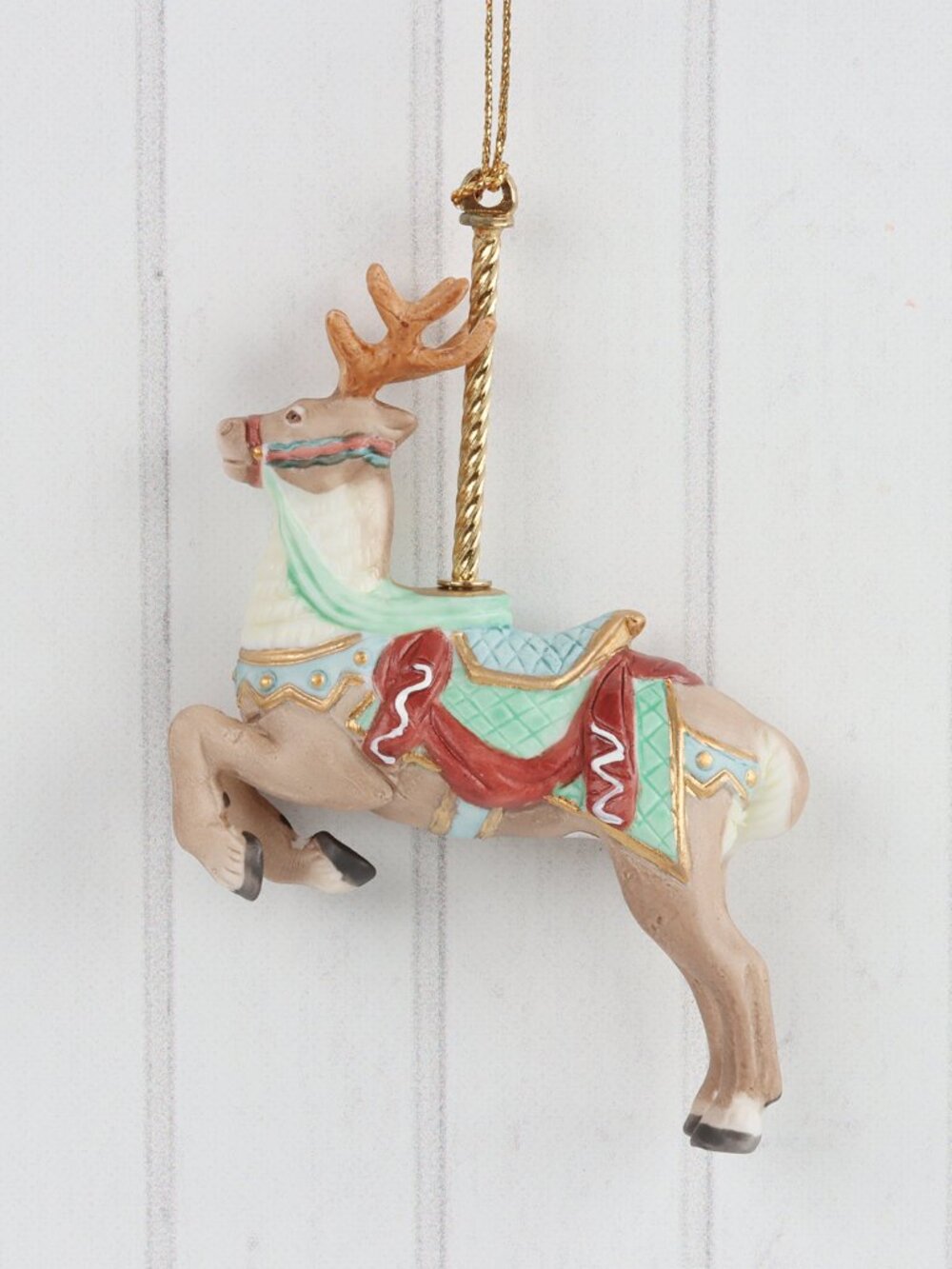 Vintage Lenox 1989 Reindeer - The Christmas Carousel Collection